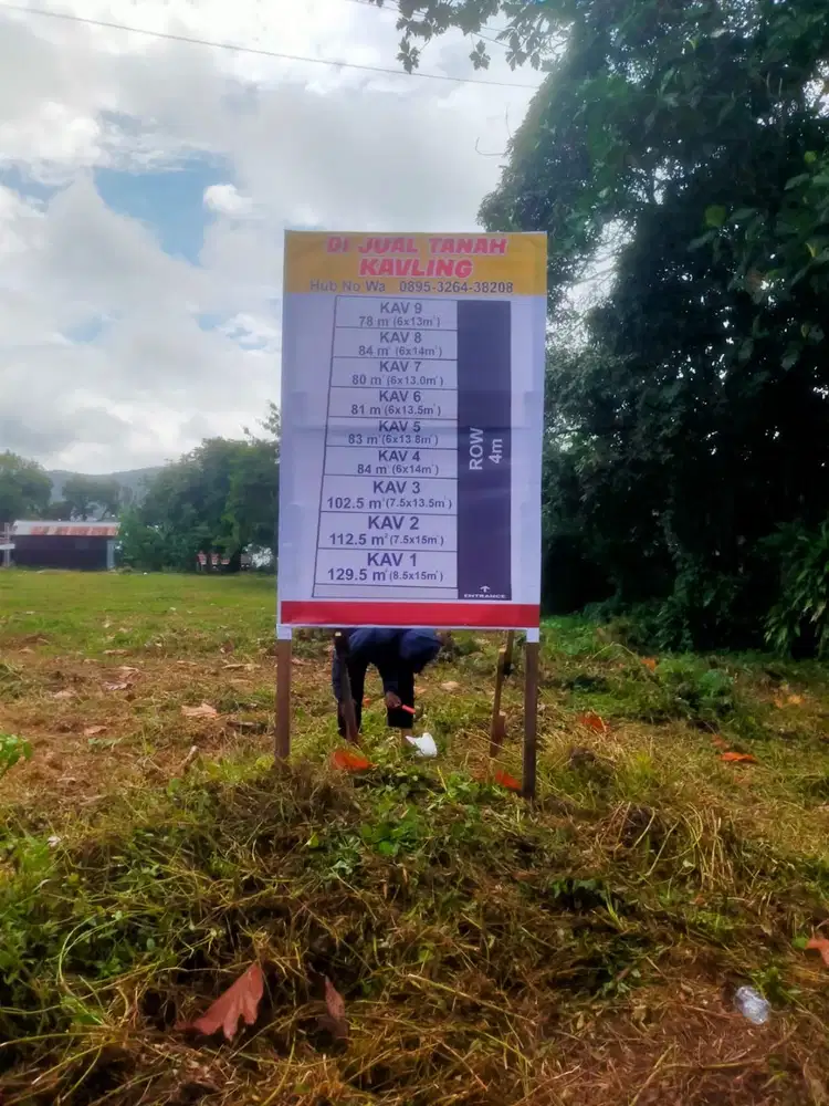 Dijual kavling tanah Halong Atas