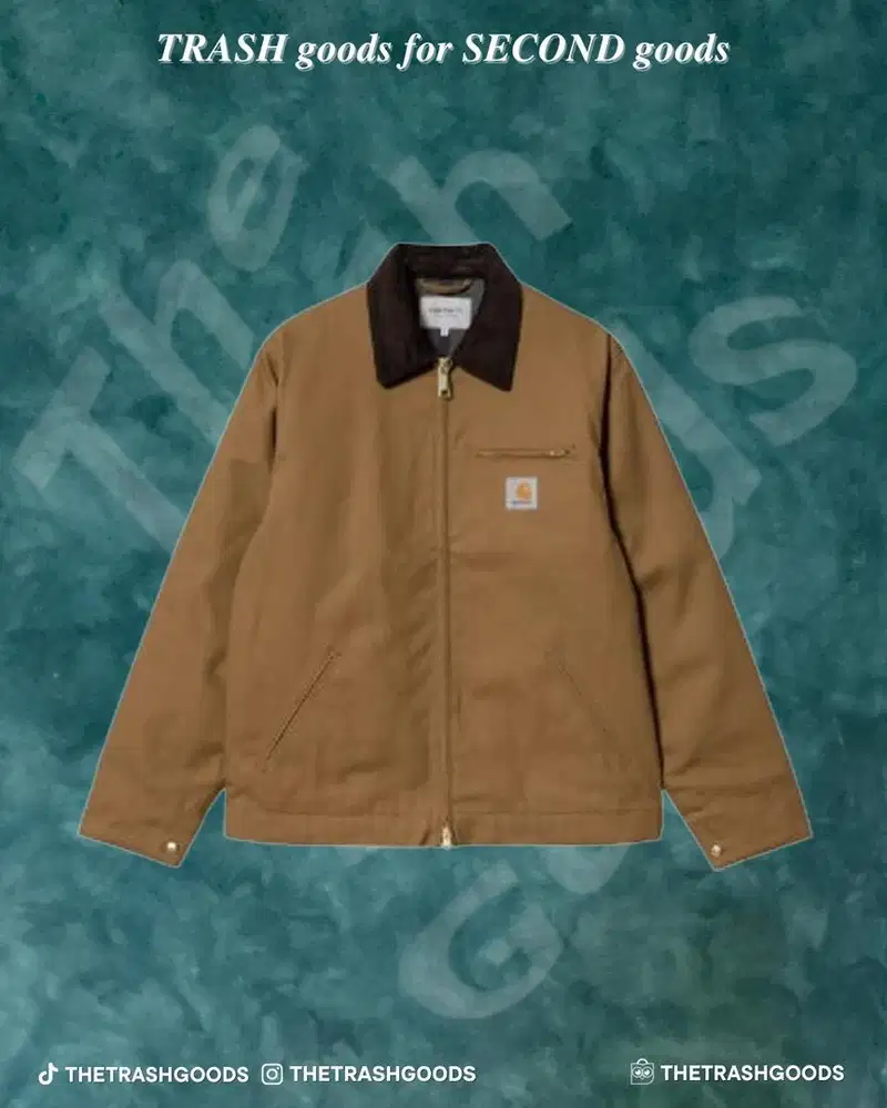 Carhartt WIP Detroit Jacket Hamilton Brown Winter Brand New With Tag
