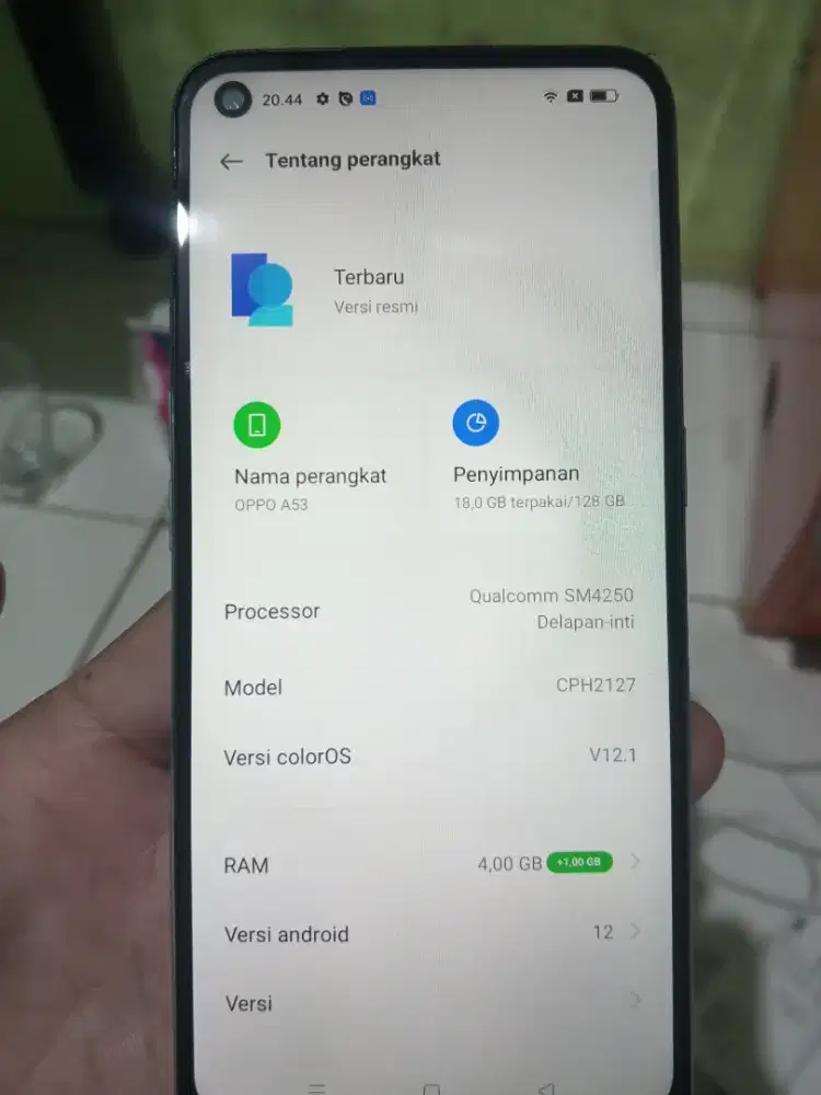 Hp Oppo a53 batangan hp casan