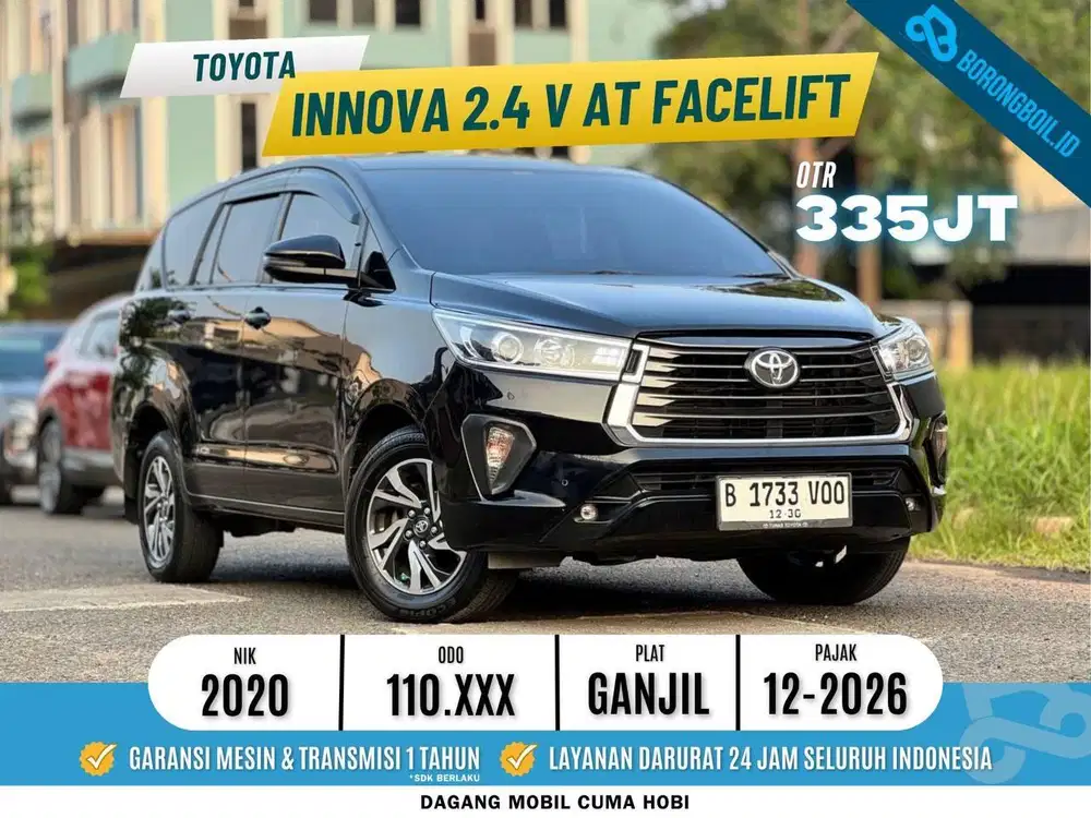 TERMURAH!!INNOVA 2.4 V DIESEL FACELIFT AT 2020 HITAM FAVORIT