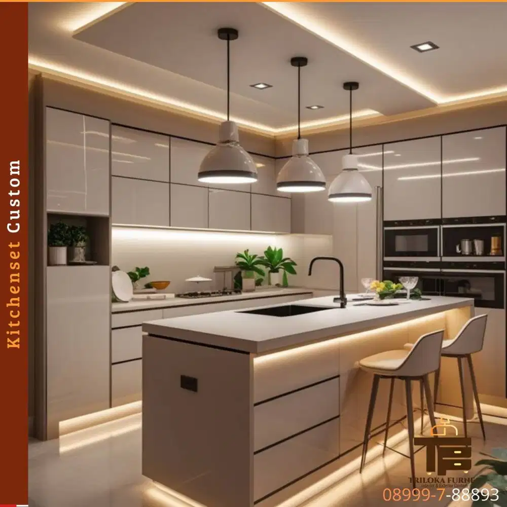 Kitchen Set Custom | Material Berkualitas & Finishing Rapi