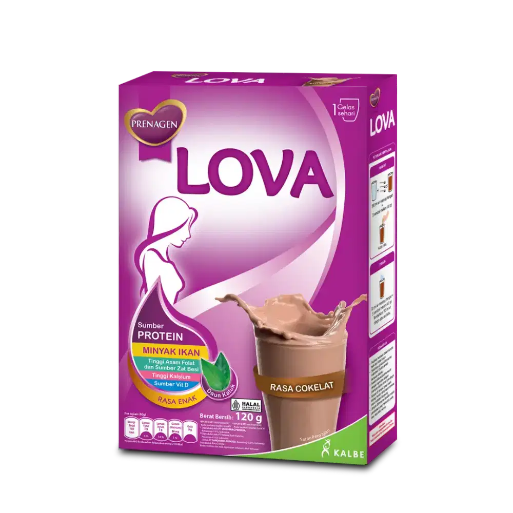 Susu lova rasa coklat