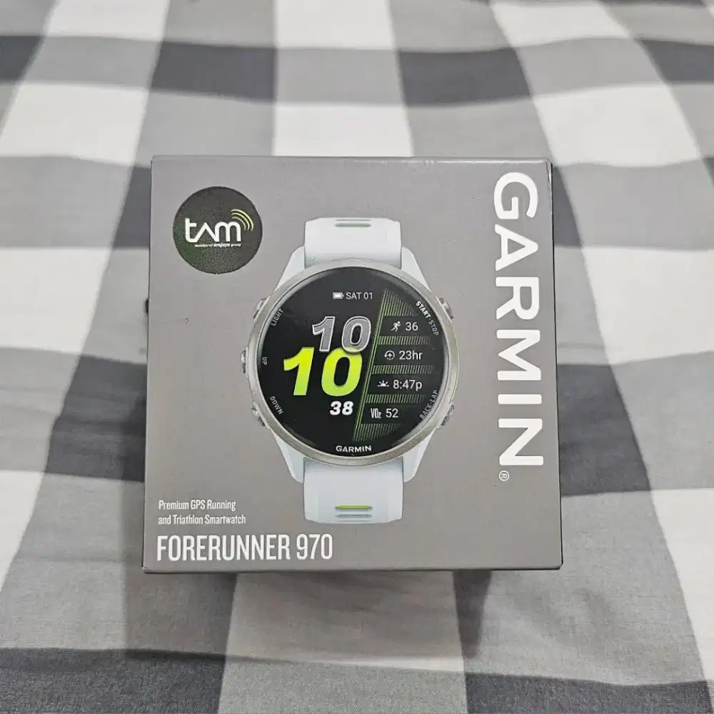 Brand New Garmin Forerunner 970 Whitestone