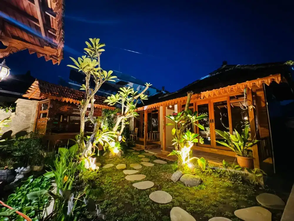 DISEWAKAN VILLA JOGLO 3BR NO POOL SANUR AREA