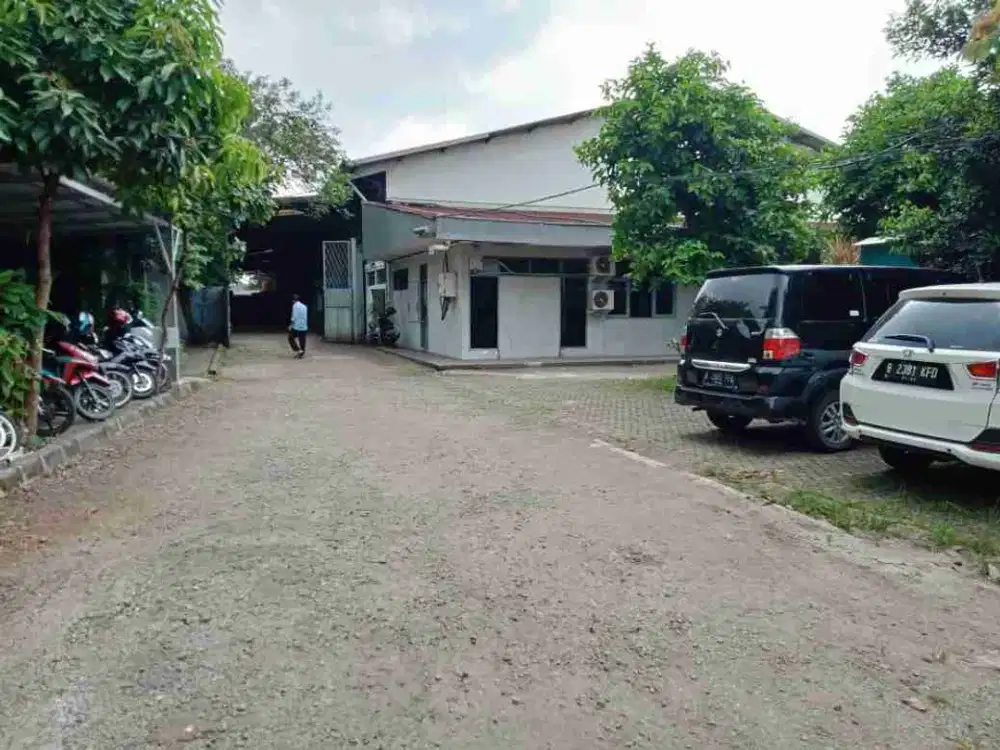 [LT 3990 m2] GUDANG Kalimalang, OFFICE beserta Perusahaan (dekat MM2100) Tambun, Bekasi