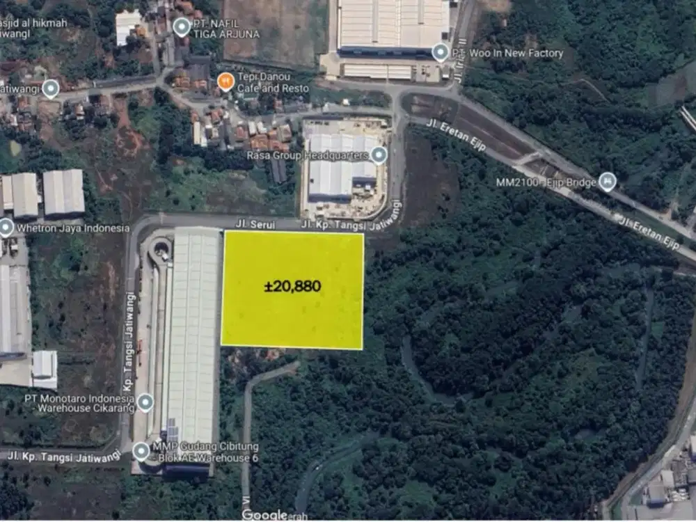 Tanah Kavling Kawasan Industri Cibitung Bekasi
