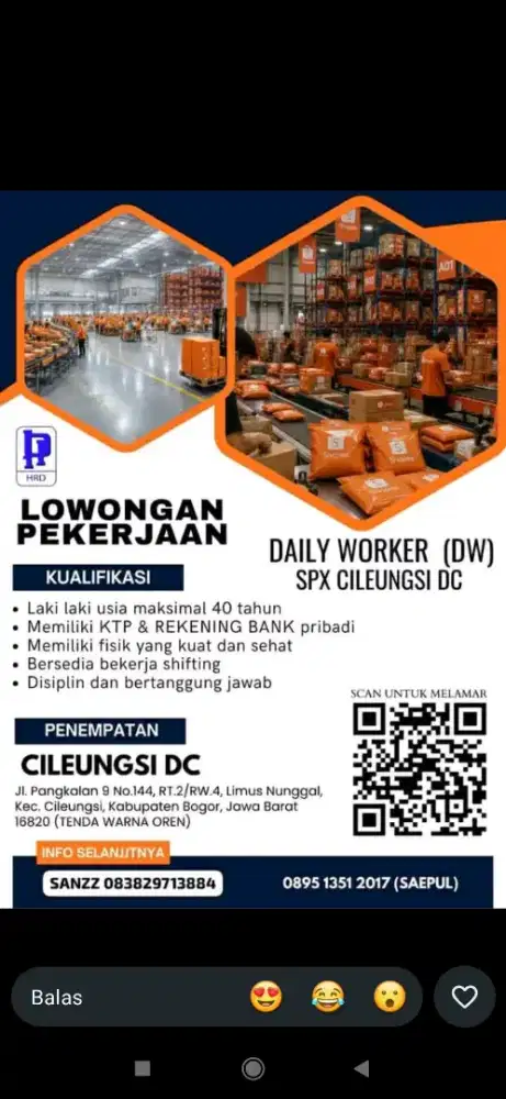 dw shopee cilengsi dc