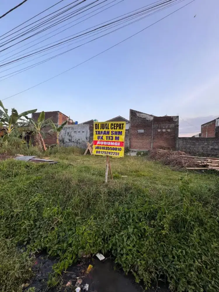 Tanah Tunjungtirto Juwet Singosari SHM 113 meter
