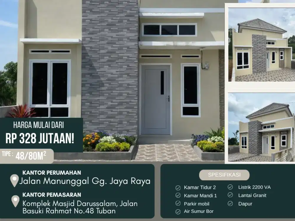 WUJUDKAN RUMAH PERTAMA DI TUBAN TANPA RIBET!