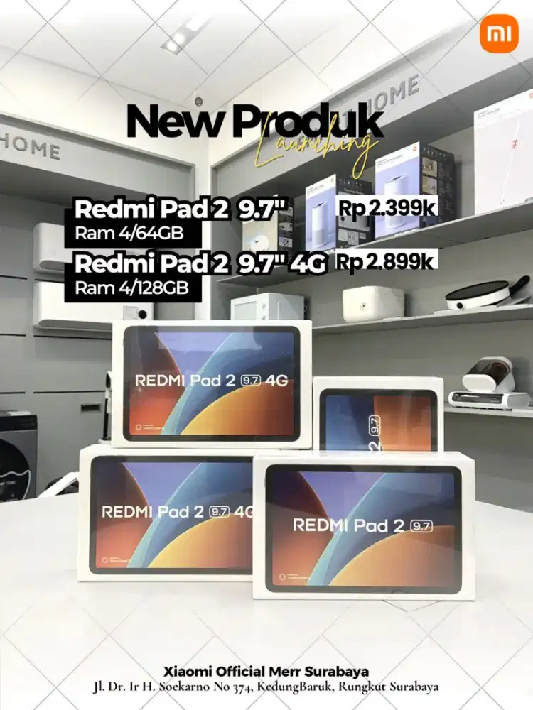 READY REDMI PAD 2 9.7 4G CICILAN 0% BISA