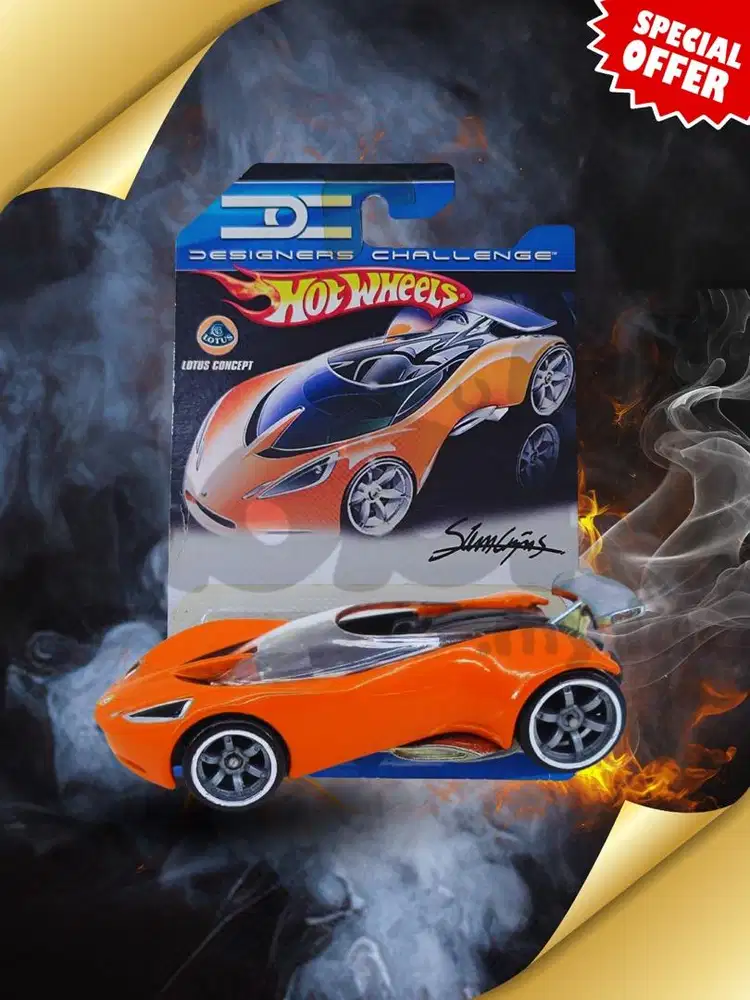 Hot Wheels Lotus Concept Orange 2008 Designers Challenge Diecast Rare