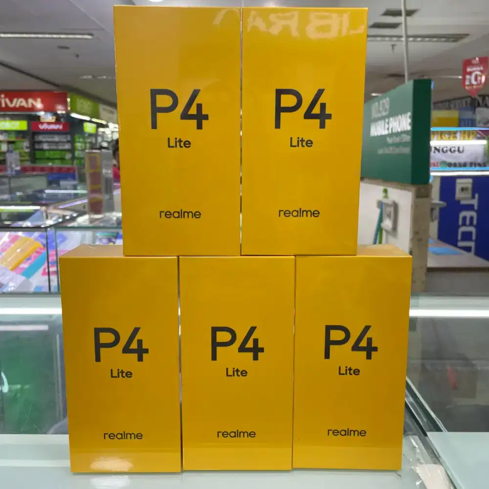 Realme P4 Lite ram 4gb+8gb/64gb baru garansi resmi bat 7000mah