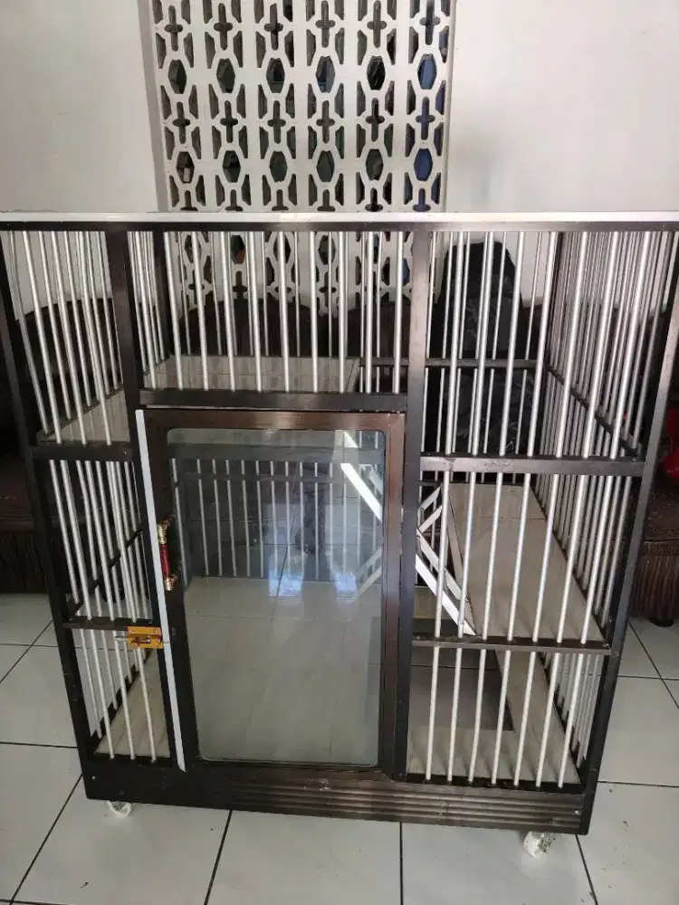 Kandang Kucing Alumunium Premium