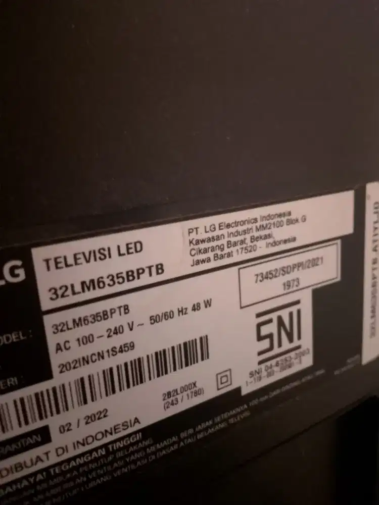 smart TV LG 32inch