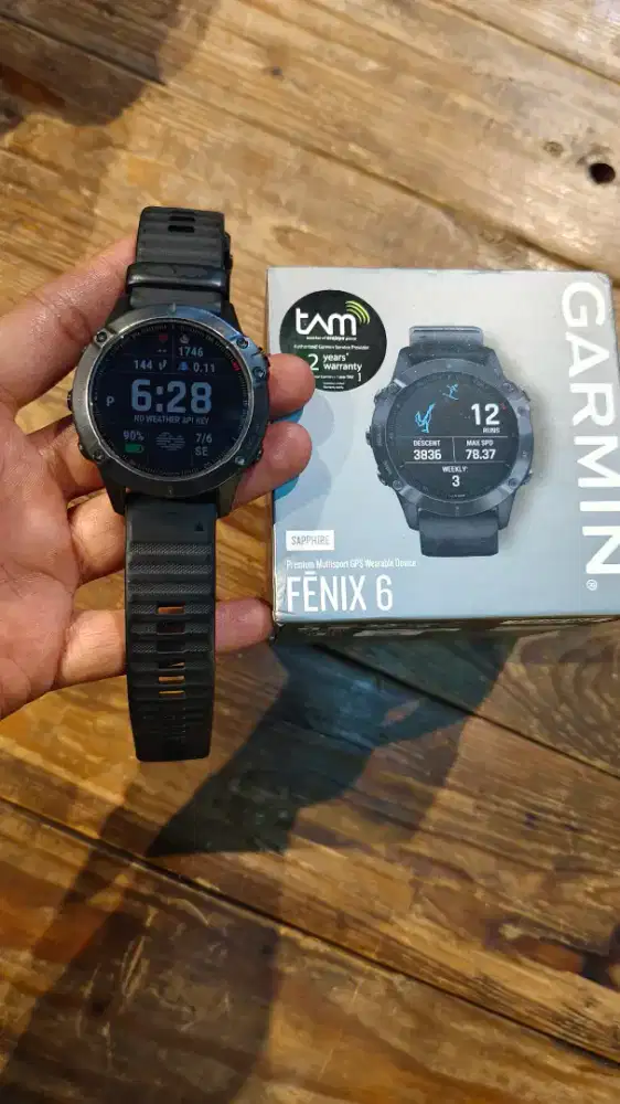 Garmin fenix 6 second