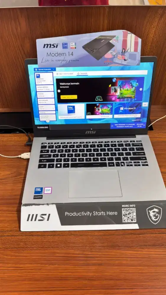 Laptop MSi Cicilan Marah DP Mulai 0 Proses Cepat