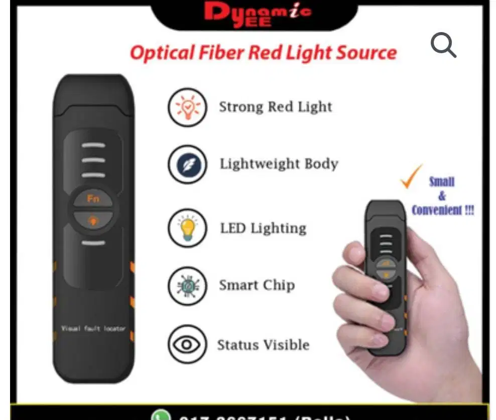 Pen Uji Fiber Optic Visual Fault Locator (VFL) B3S05