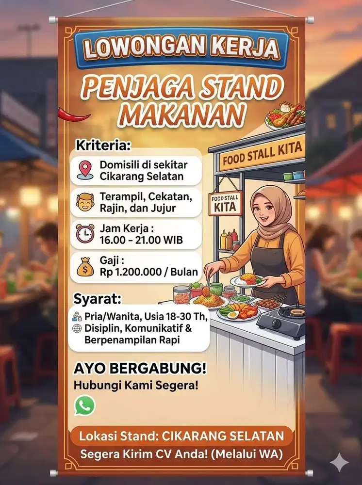 Loker stand makanan