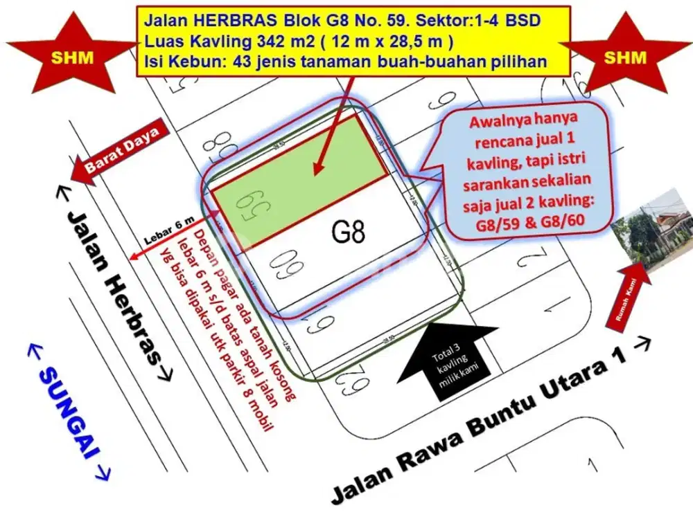 Dijual Murah Kavling Di Griya Loka Bsd Tangerang Selatan