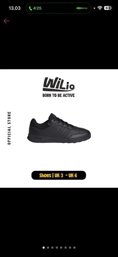 ADIDAS TENSAUR BLACK