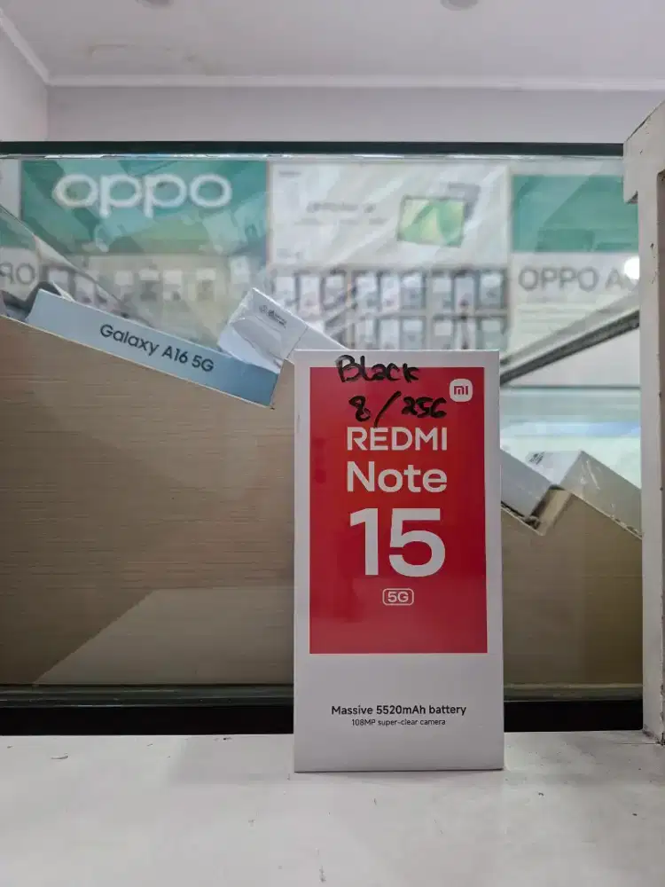 REDMI NOTE 15 5G 8/256 NEW MURAH GARANSI RESMI
