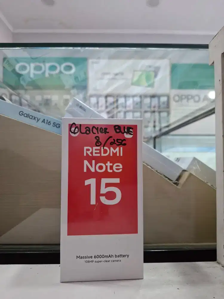REDMI NOTE 15 8/256 NEW MURAH GARANSI RESMI