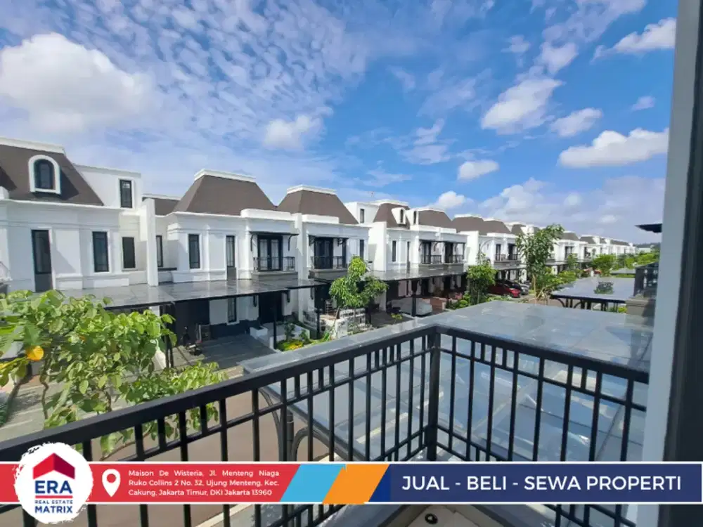 Jual Rumah Gress 2 Lantai Summarecon Crown Gading - Dilengkapi Smart Door Lock & CCTV