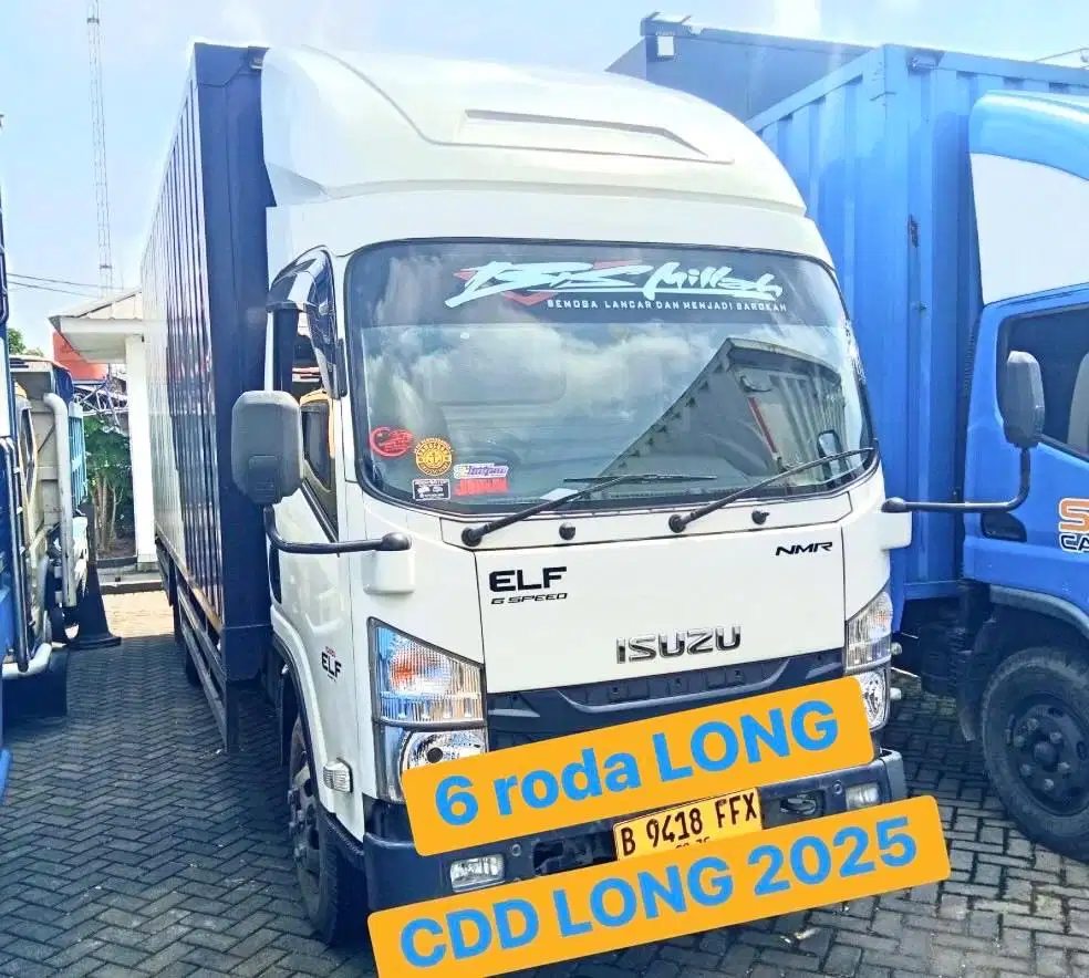MULUS+banBARU MURAH CDD LONG Isuzu elf NMR L Box besi 2025 bok 6 ban