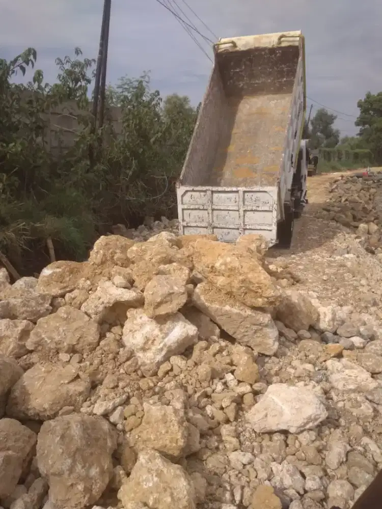 Material batu limestone Pasir pasang Pasir urug
