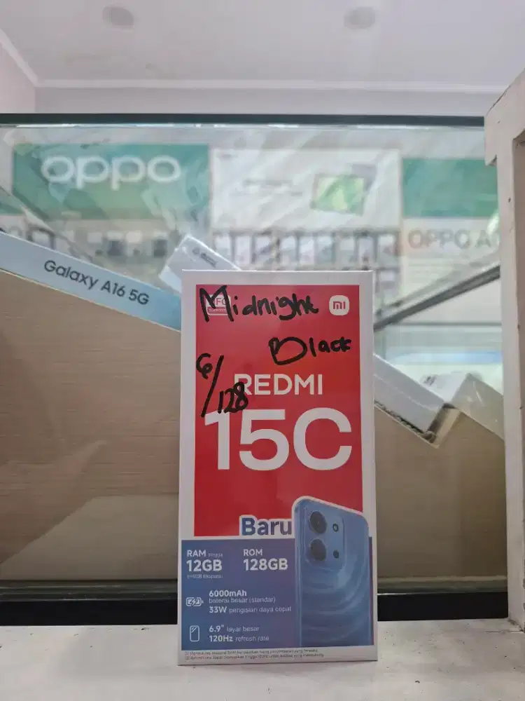 REDMI 15C 6/128 NEW MURAH GARANSI RESMI
