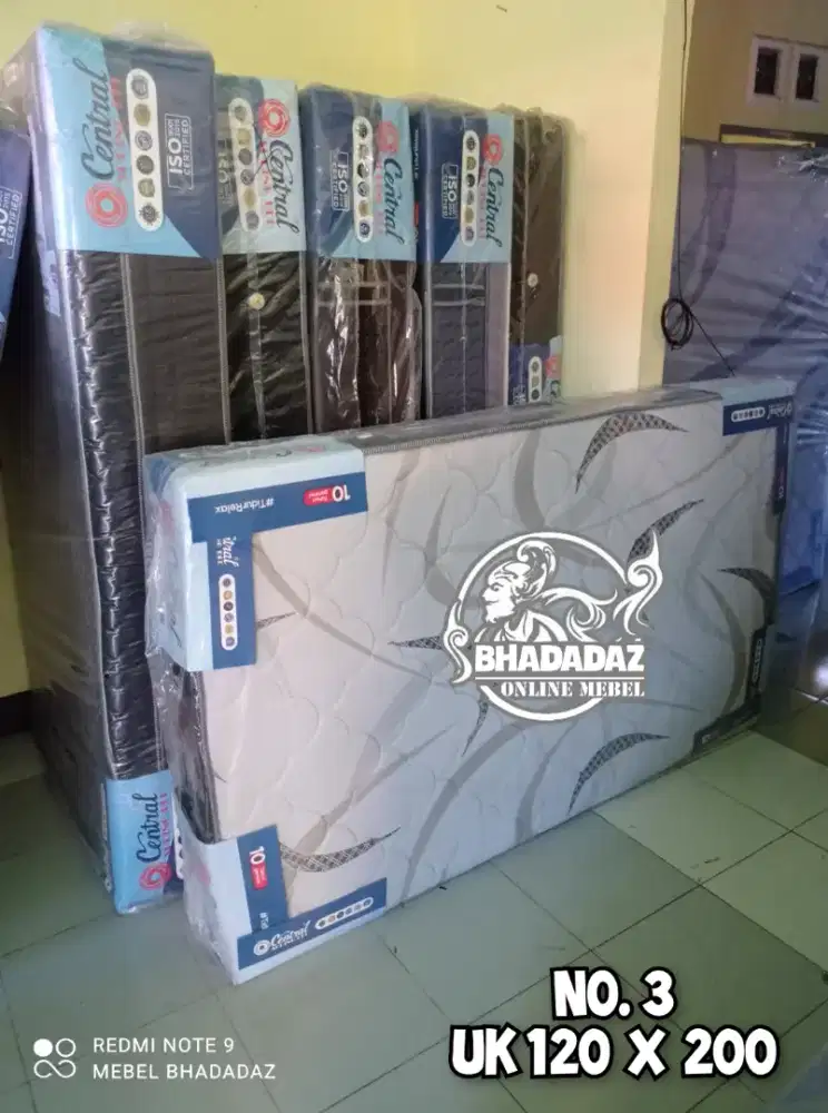 Springbed Central Deluxe Uk 120x200 Single