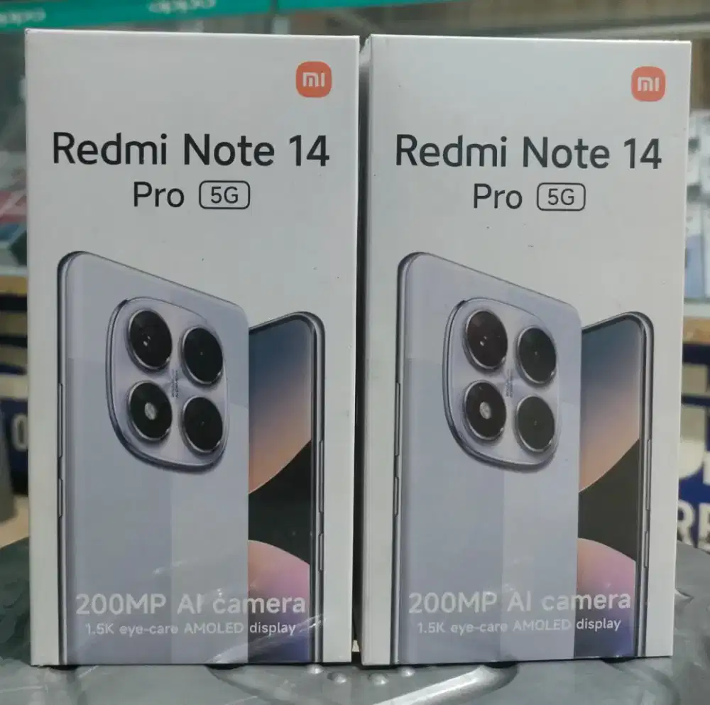 New Xiaomi Redmi Note 14 Pro 5G Ram 8/256 GB Garansi Resmi 1 Tahun