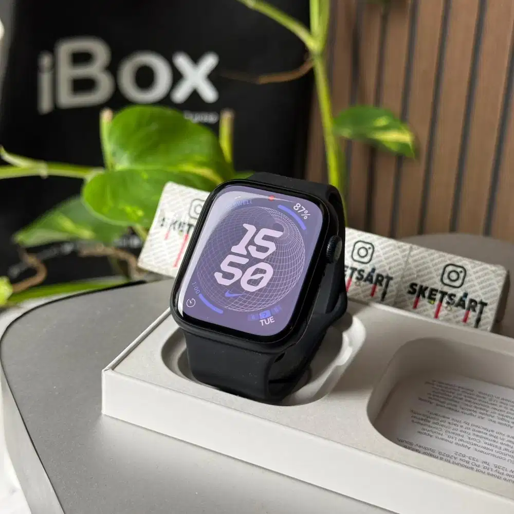 Apple Watch Series 9 45mm Black iBox iwatch BH 100% Original