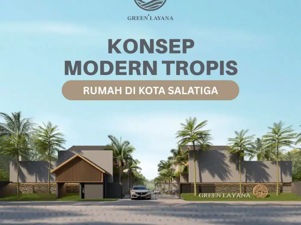 Rumah 2 Lantai di Kota Salatiga Konsep Modern Tropis Lokasi Strategis
