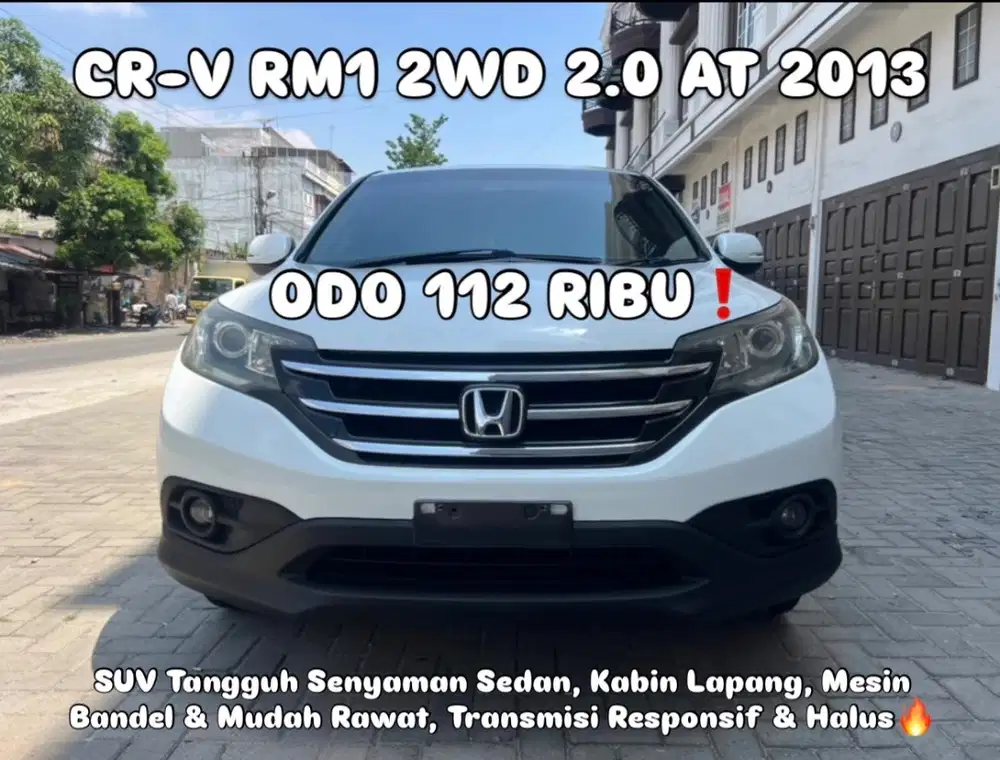 (TDP 27 JUTA!) Honda CRV RM1 2WD 2.0 Automatic Putih 2013 [CR-V]