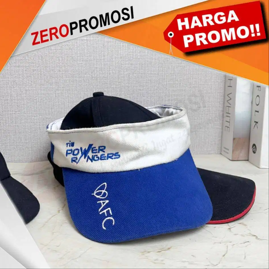 Topi Promosi Bahan Kanvas Custom Logo Souvenir Event & Corporate Berk