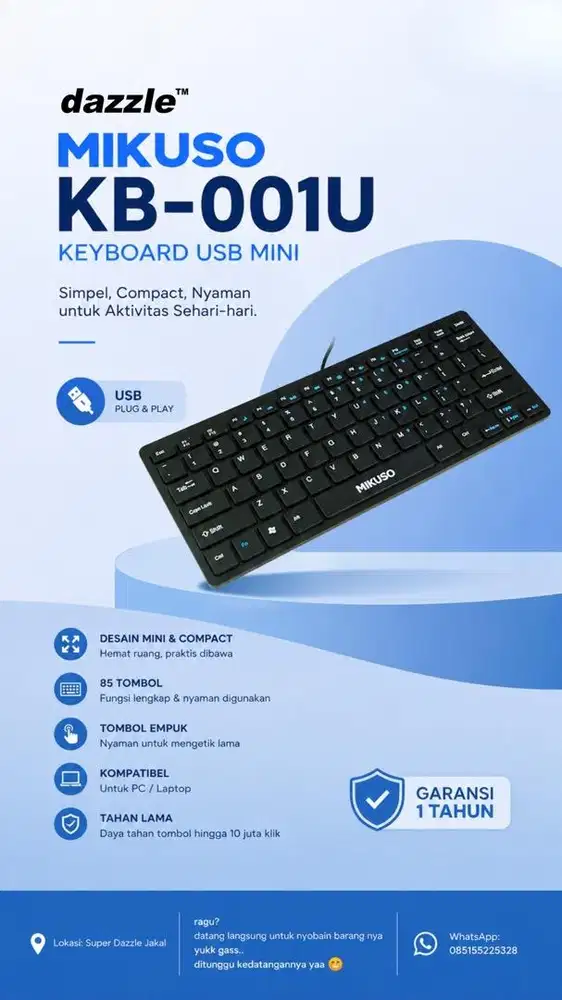Mikuso KB-001U Wired