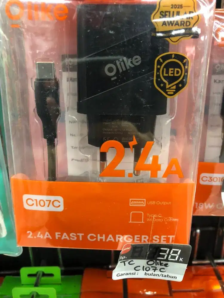 Promo charger olike type c C107 C