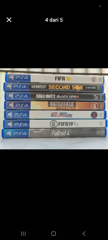Kaset ps4 ori ada 8 pcs