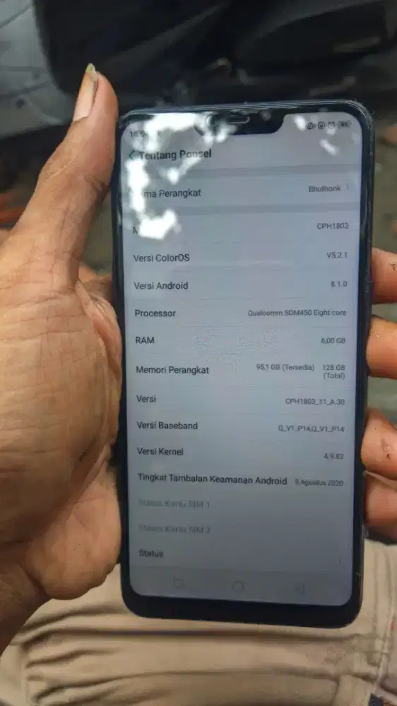 Oppo a3s ram 6 128