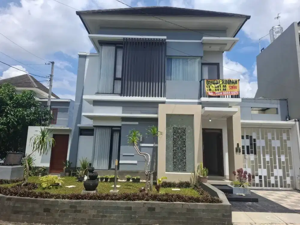 Rumah mewah murah di dalam perumahan dekat hotel hyyat, taman lavender