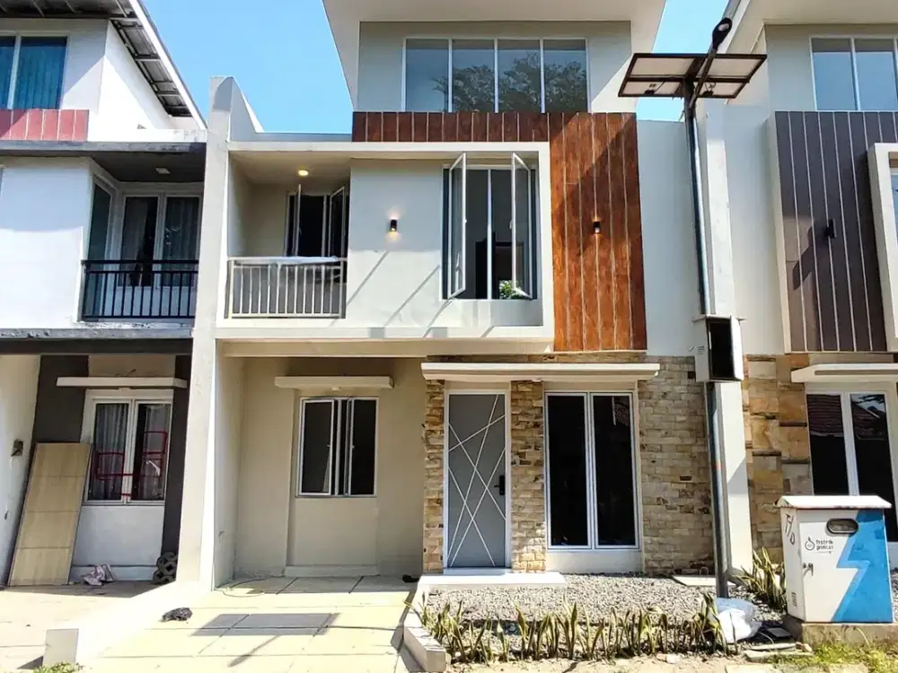 Termurah. Rumah modern Accola Park Buaran, Serpong.