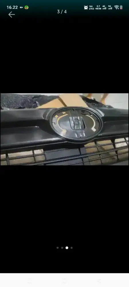 Bumper sigra warna hitam tahun 2016
