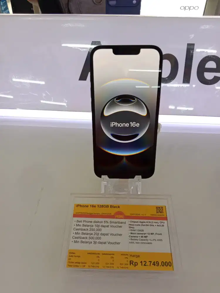 Iphone 16e Rom 128GB Kredit tanpa dp