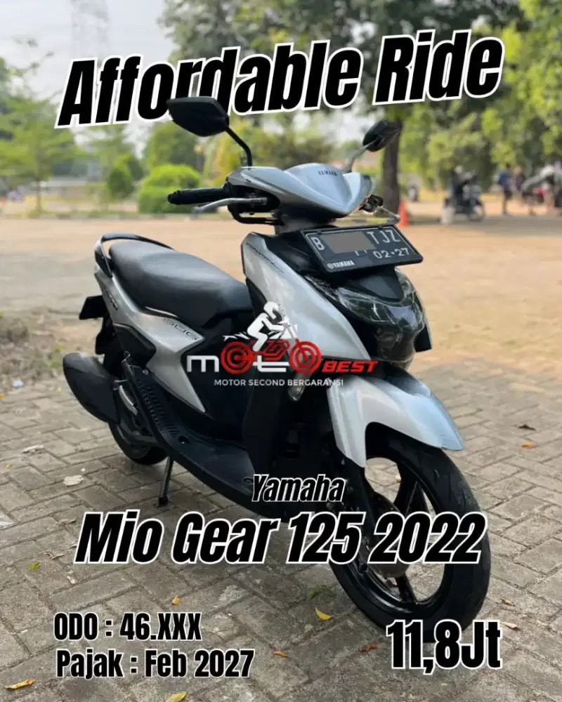Cash Only Yamaha Gear 125cc 2022