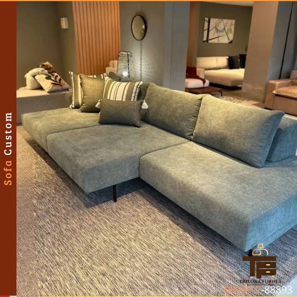 Sofa Custom Berkualitas Bisa Request Model Ukuran Warna Sesuai Selera