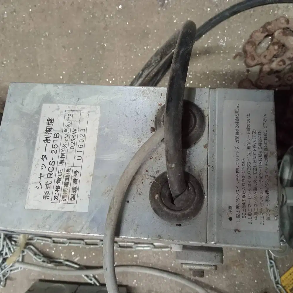 motor rolling door Nidec bekas