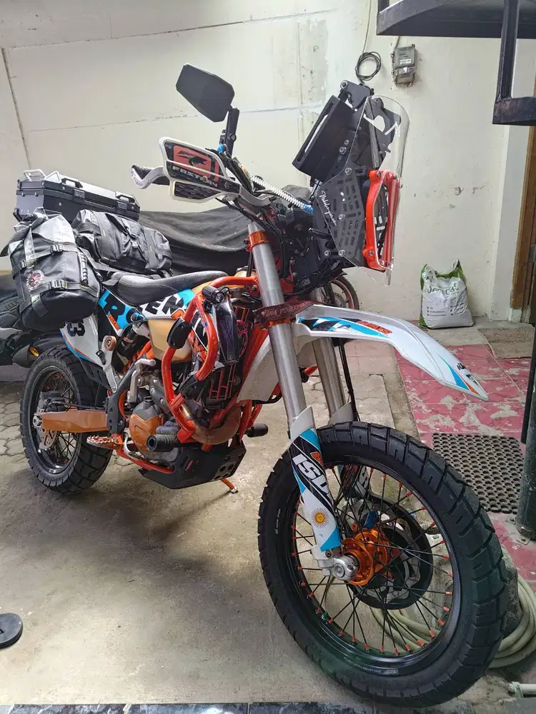 DIJUAL KTM 500 EXC Six Days 2014 Full Adventure/Rally Build LANGKA