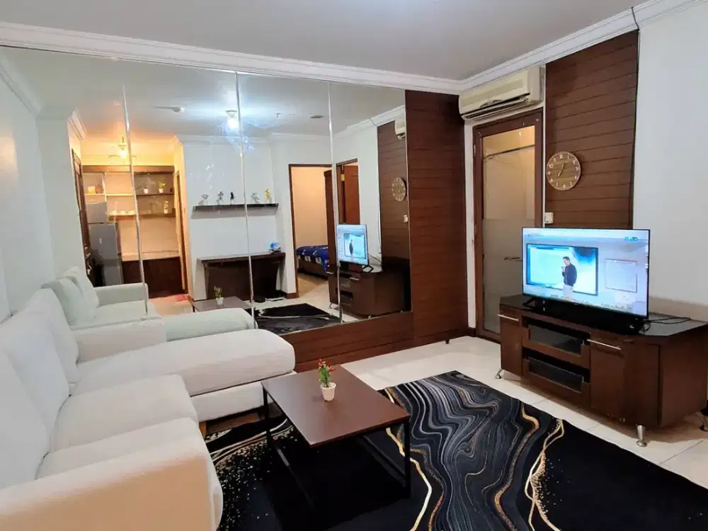 Di Jual dan di Sewakan Apartemen 2BR Majesty, Full Furnish Harga Bagus hanya 300 jt an, dekat Kampus Maranatha