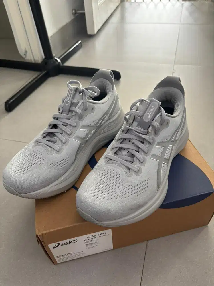 Asics Gel Kayano 32 Grey pria original foto detail lengkap masih mulus